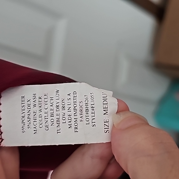 Burgundy Blouse - Picture 3 of 4